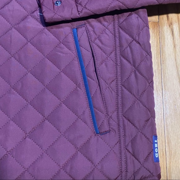 IZOD Men's Quilted Barn Jacket Color PORT ROYAL NEW!! - Picture 6 of 7